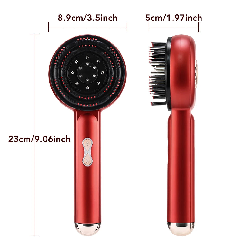 Electric Vibration Massage Comb Massage Scalp Brush Applicator Inject Essential Oils Scalp Care & Hair Care