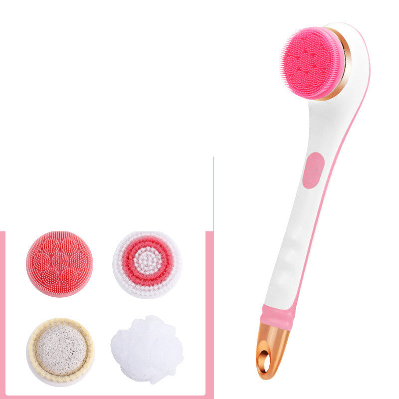 Spazzola Elettrica da Bagno in Silicone | Ricarica USB, 2 Velocità, Impermeabile