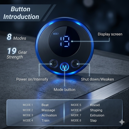 EMS Neck Massager Electric Muscle Stimulator Cervical Sticker Massage Patch Low Frequency Pulse Pads Body Pain Relief Masajeador