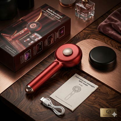 Electric Vibration Massage Comb Massage Scalp Brush Applicator Inject Essential Oils Scalp Care & Hair Care