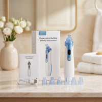 Aspiratore per punti neri, pulitore per pori, aspiratore per punti neri migliorato, aspiratore per il viso ricaricabile, strumento per l'estrazione di comedoni e punti neri