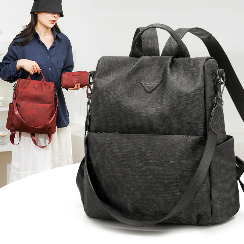 Zaino Donna Multifunzione – Impermeabile, Anti-furto | Viaggio, Lavoro, Scuola