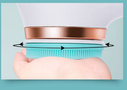 Spazzola Elettrica da Bagno in Silicone | Ricarica USB, 2 Velocità, Impermeabile