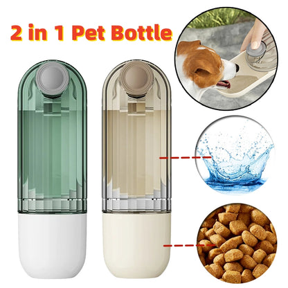Tazza per l'acqua per animali domestici 2 in 1