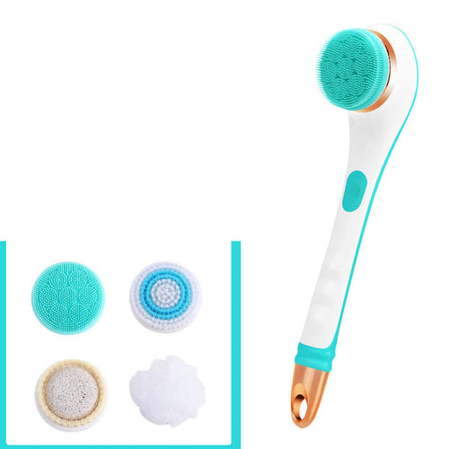 Spazzola Elettrica da Bagno in Silicone | Ricarica USB, 2 Velocità, Impermeabile