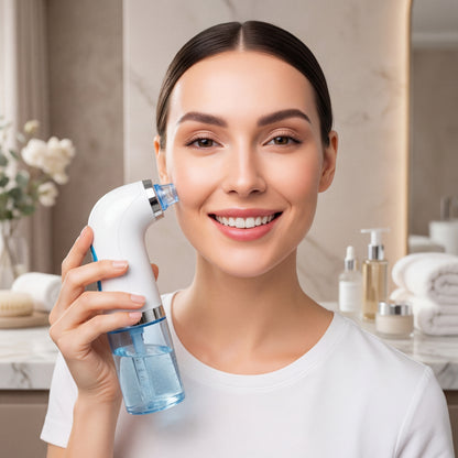 Aspiratore per punti neri, pulitore per pori, aspiratore per punti neri migliorato, aspiratore per il viso ricaricabile, strumento per l'estrazione di comedoni e punti neri